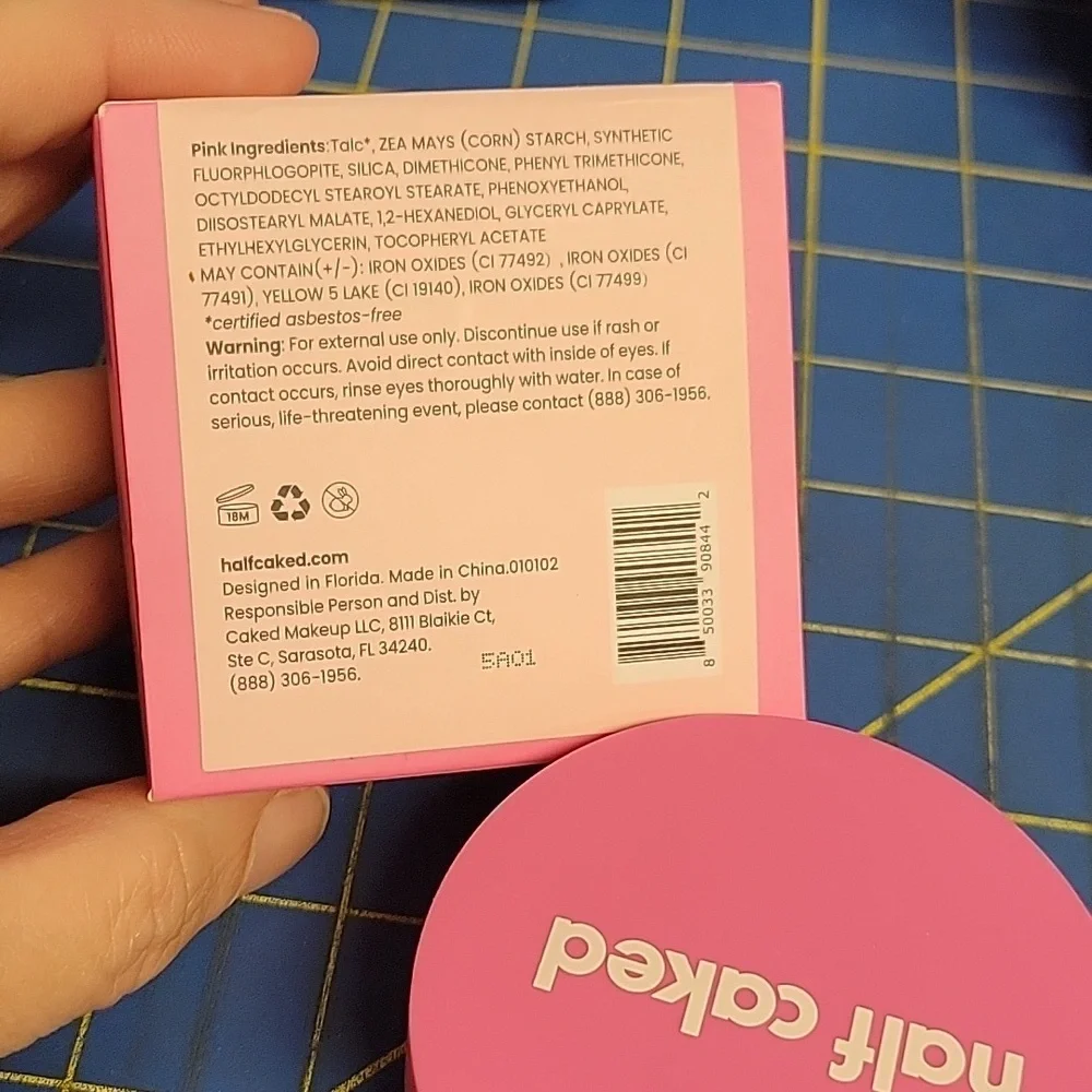 Half Caked Star Bright Loose Setting Powder 8.5g New  - Pink